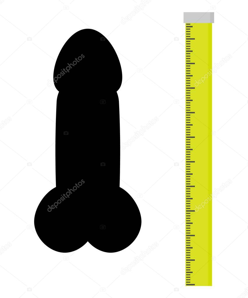 Picture of silhouette dick